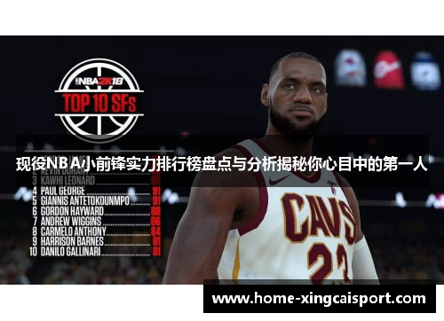 现役NBA小前锋实力排行榜盘点与分析揭秘你心目中的第一人